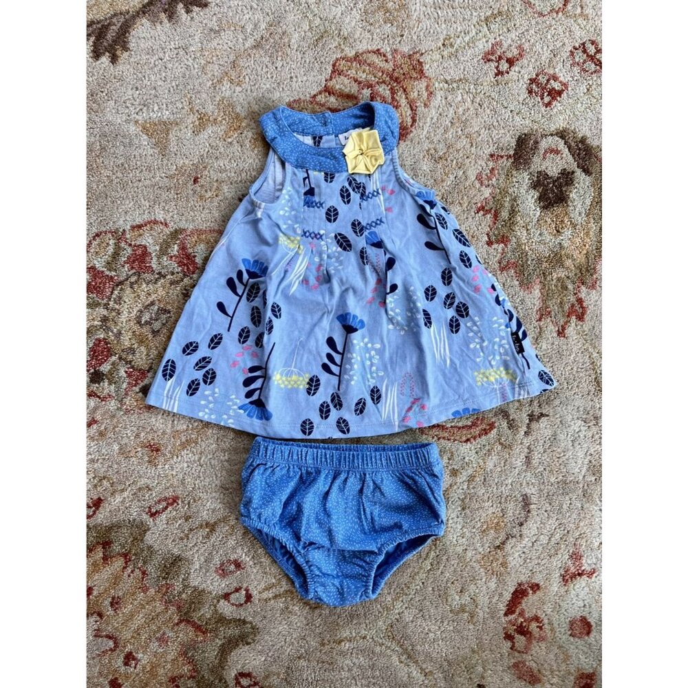 Le top Blue Floral Set